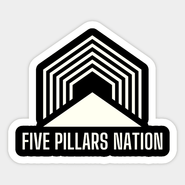 POCKET sized - Five Pillars Nation Sticker by Five Pillars Nation